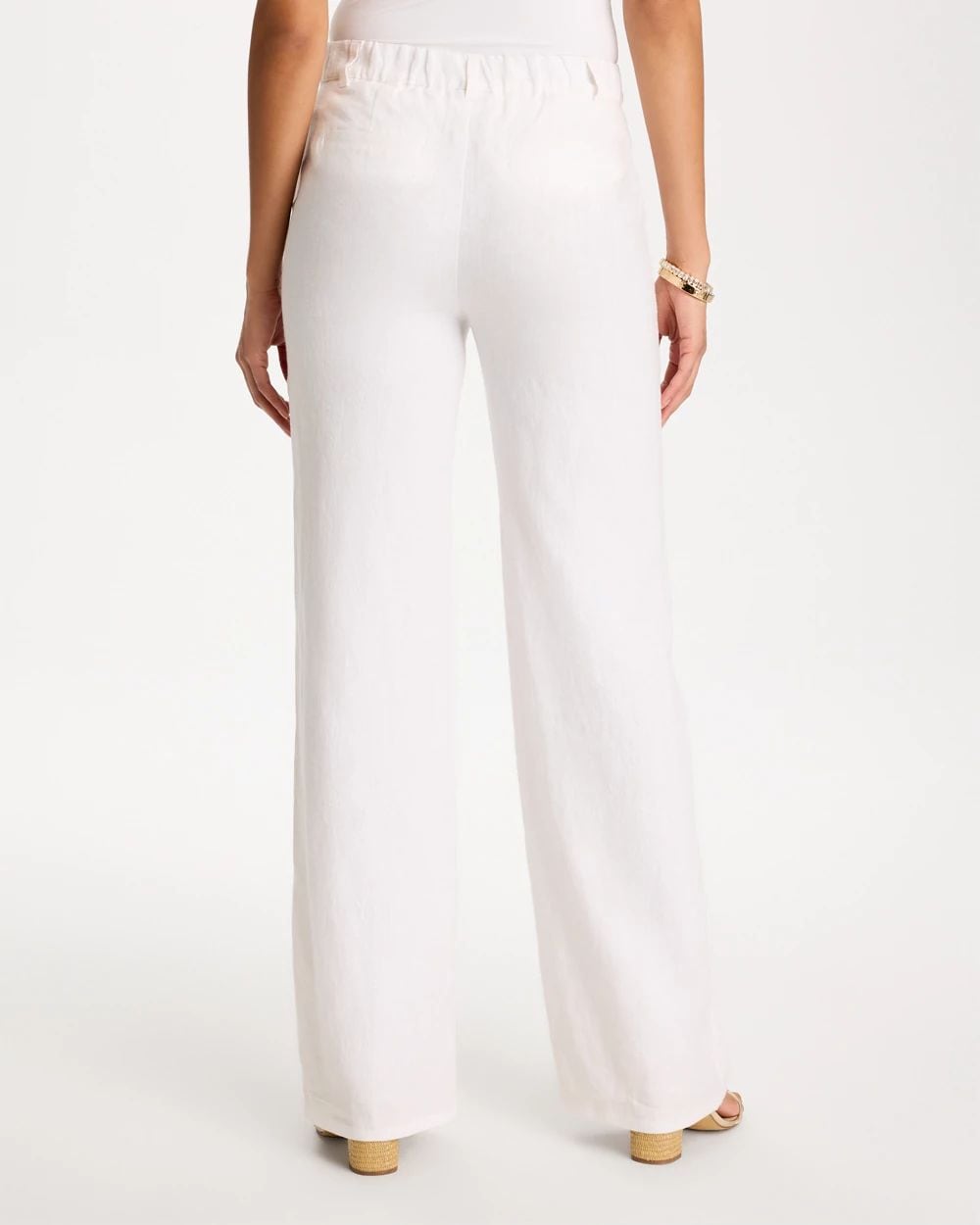 Straight-Leg Linen Pants click to view larger image.