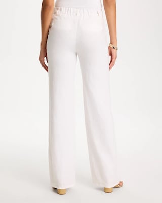 Straight-Leg Linen Pants click to view larger image.