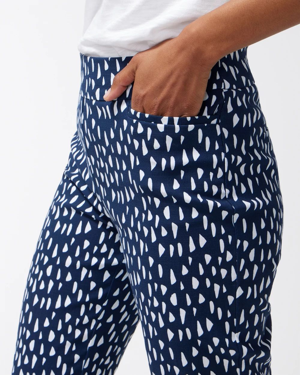 Brigitte Pebble Print Crops