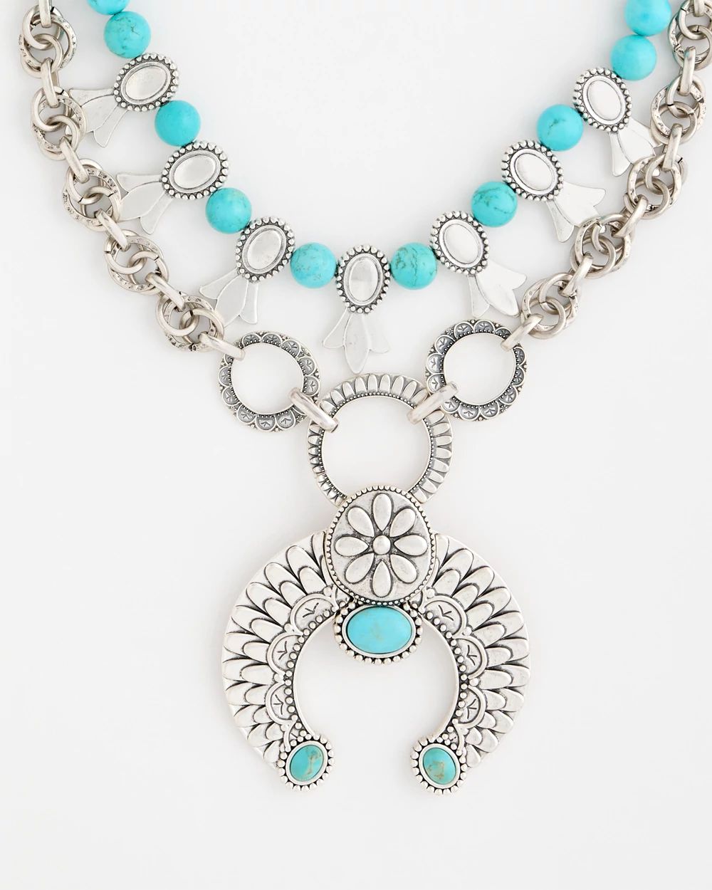 Chico’s Originals Short Pendant Necklace click to view larger image.