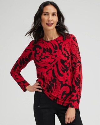 Touch of Cool Paisley Layering Tee