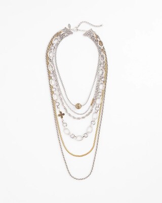 Mixed Metal Convertible Necklace