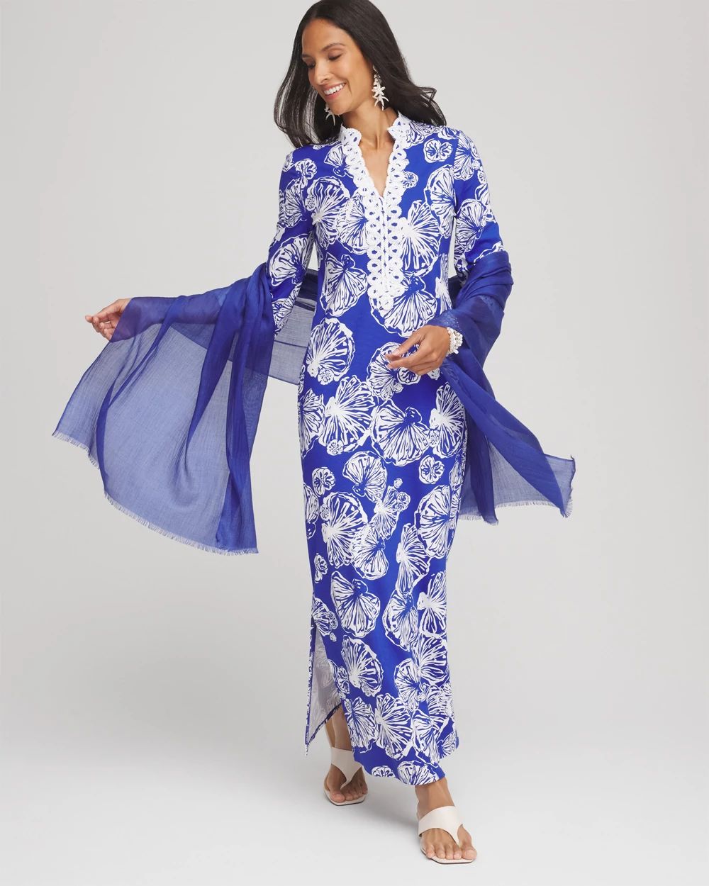 Lightweight Cashmere-Blend Wrap