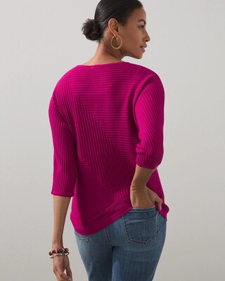 Rib Knit Pullover Sweater