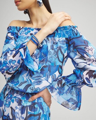 Chiffon Floral Maxi Dress