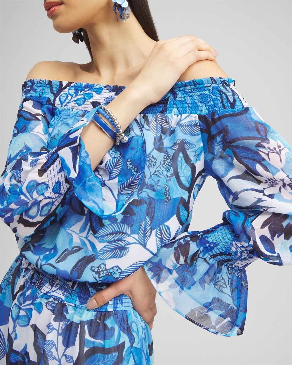 Chiffon Floral Maxi Dress