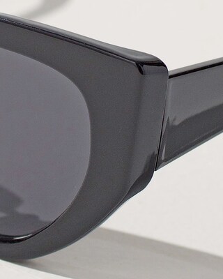 Black Cat Eye Sunglasses
