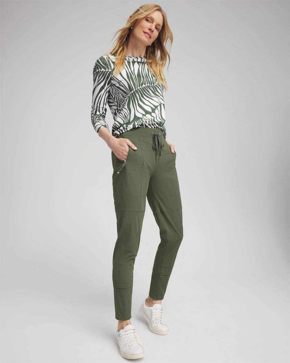 Zenergy® Seam Detail Stretch Pants click to view larger image.