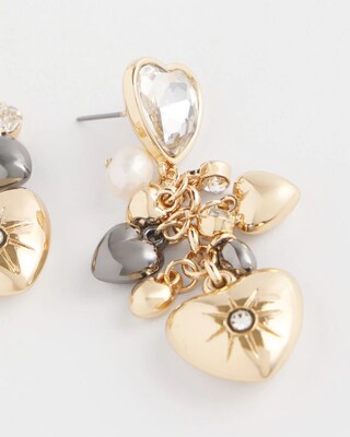 No Droop®Heart Charm Earrings