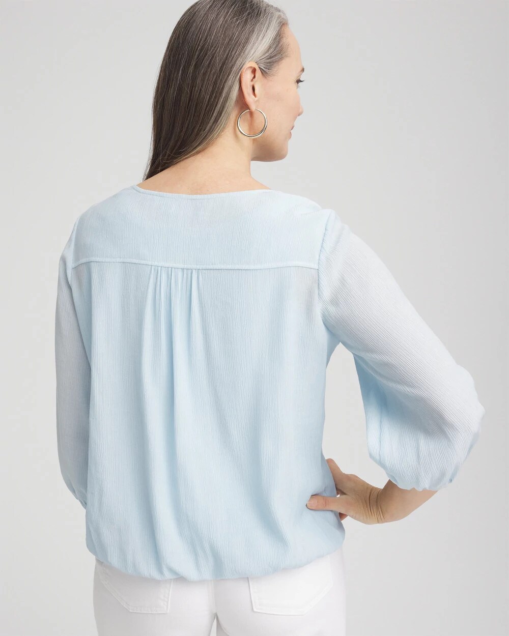 Embroidered Cutout Blouse