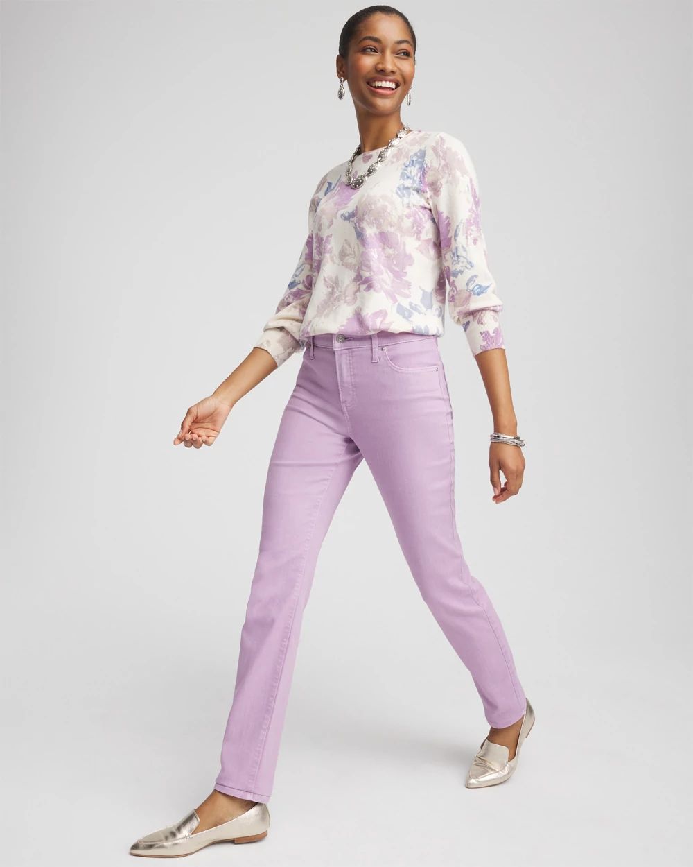 So Slimming Girlfriend Ankle Jeans