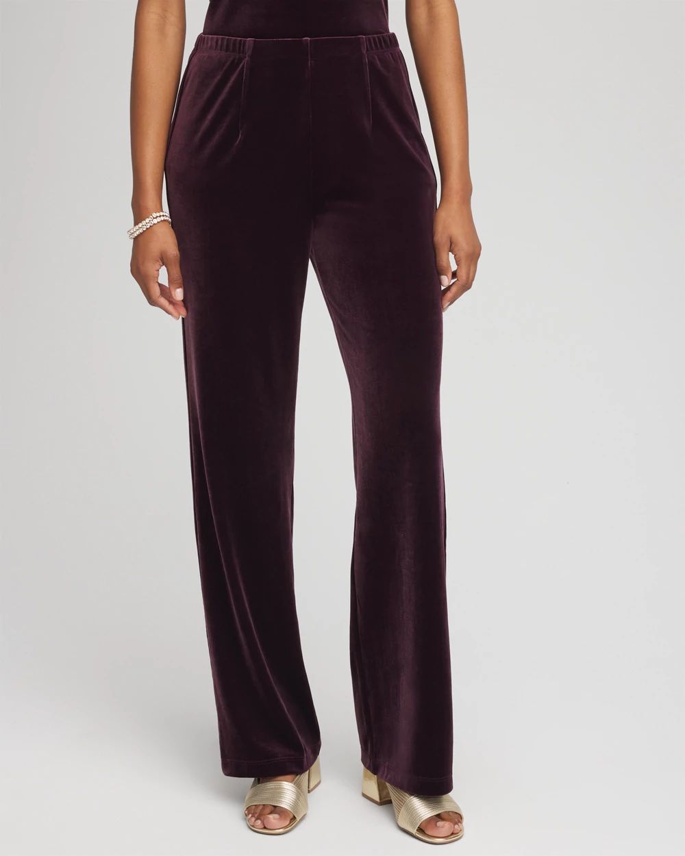 Petite Travelers™ Velvet No Tummy Pants
