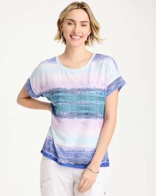 Zenergy® Ombre Drop Shoulder Tee