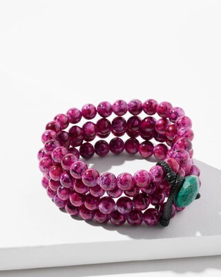 Convertible Pink Stretch Bracelets