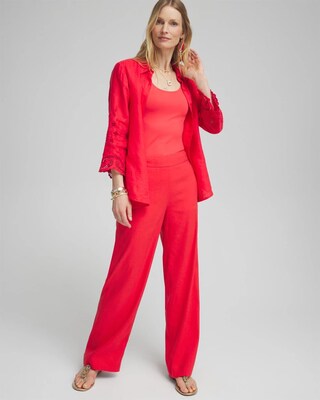 Linen Stretch Relaxed Pants click to view larger image.