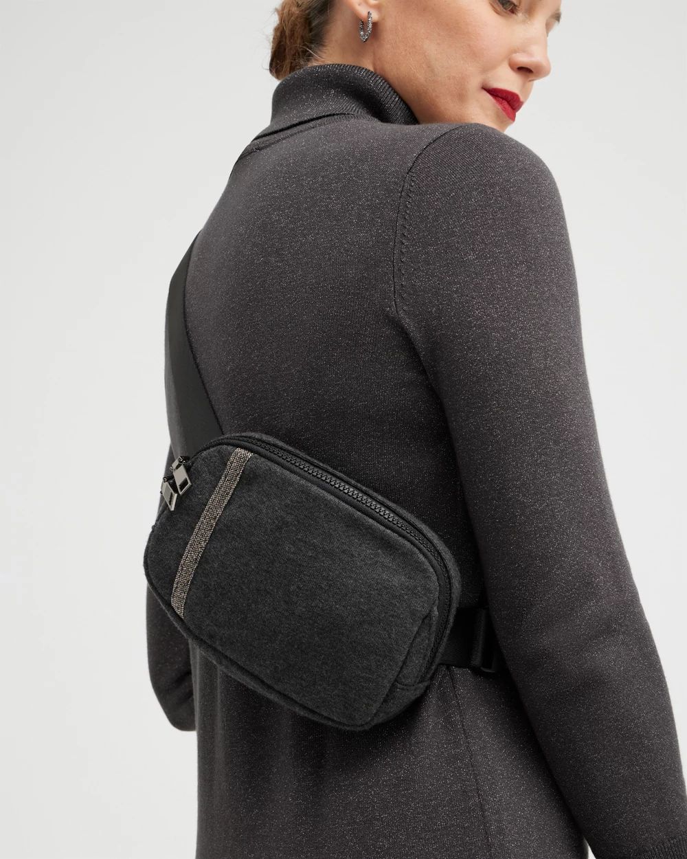 Cashmere Blend Crossbody Bag
