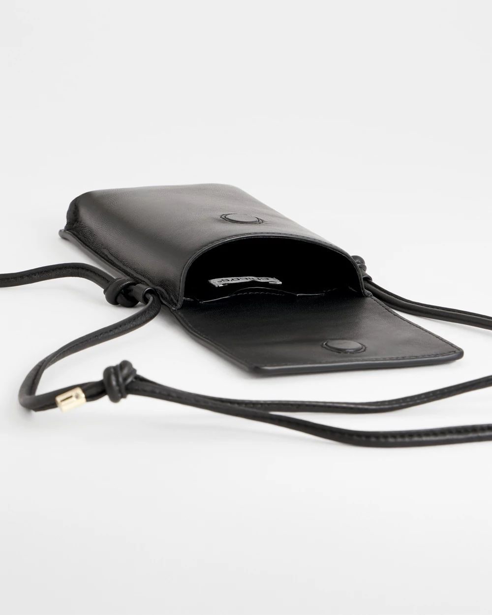 Leather Cross Body Phone Holder Bag click to view larger image.