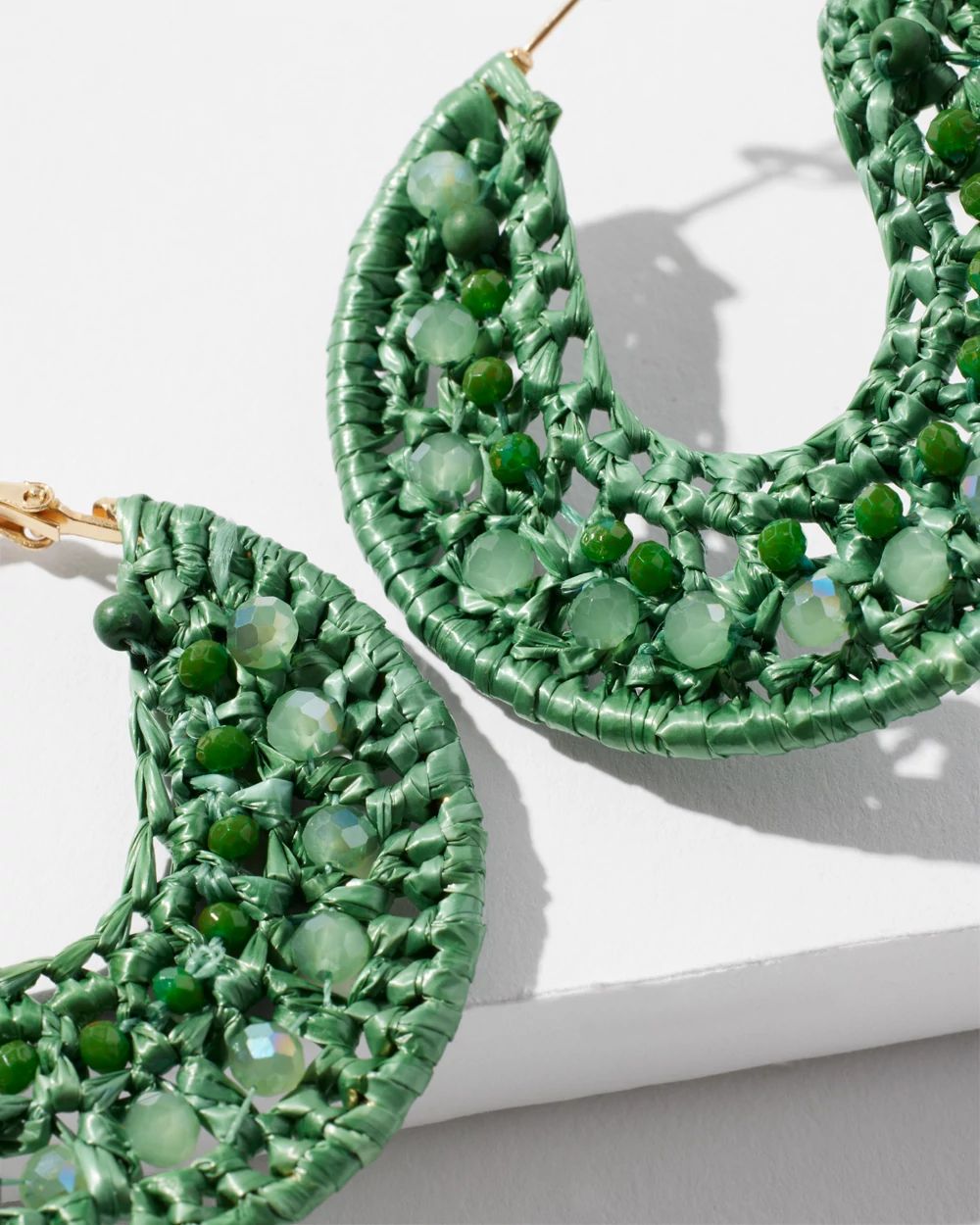 Crochet Front to Back Hoops