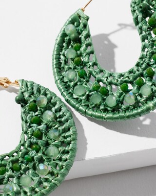 Crochet Front to Back Hoops