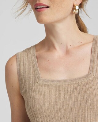 Rib Stitch Pullover Tank click to view larger image.