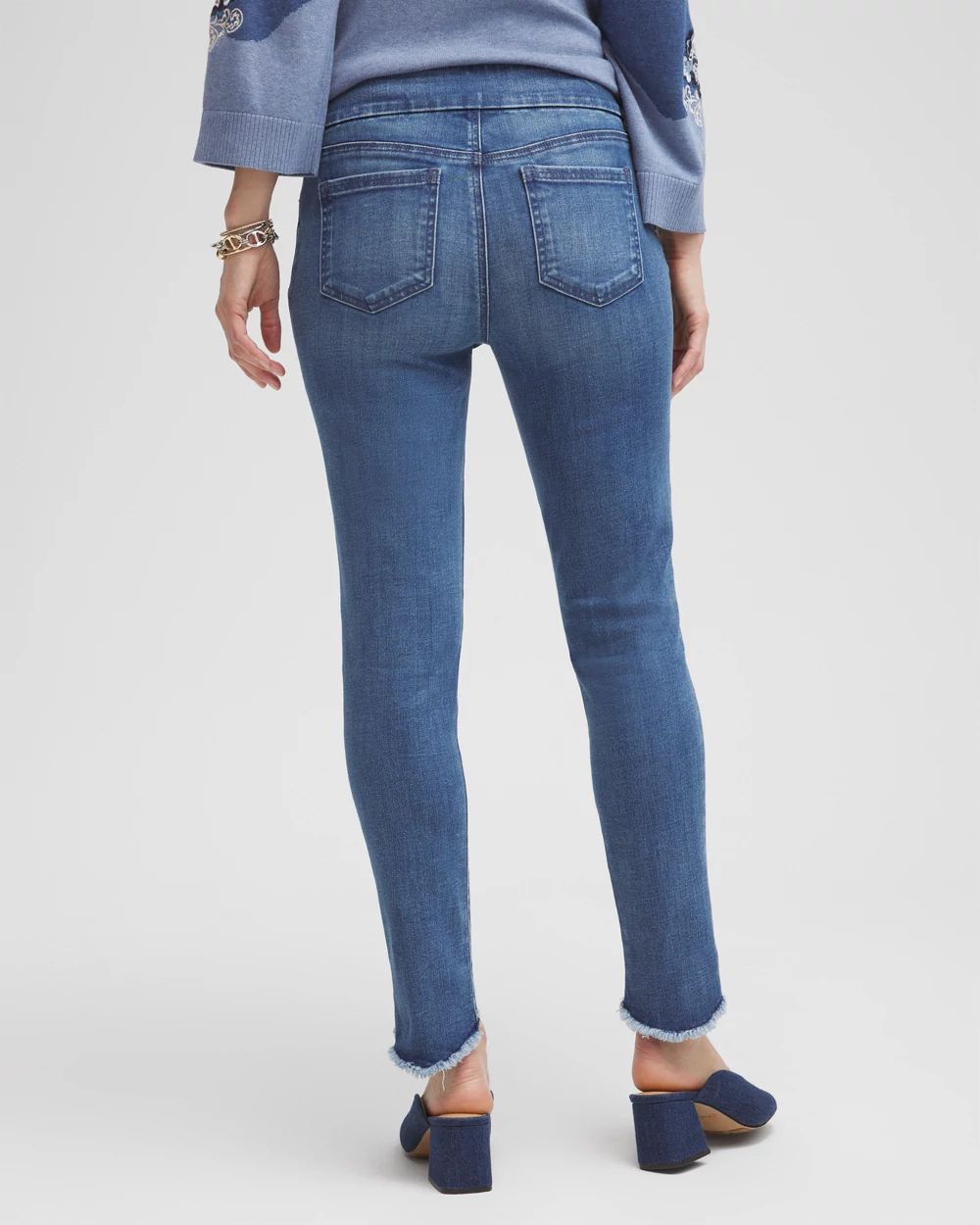 Petite Tulip Hem Pull-on Ankle Jeggings click to view larger image.