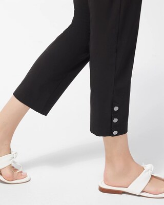 Zenergy UPF Snap Detail Cropped Pants