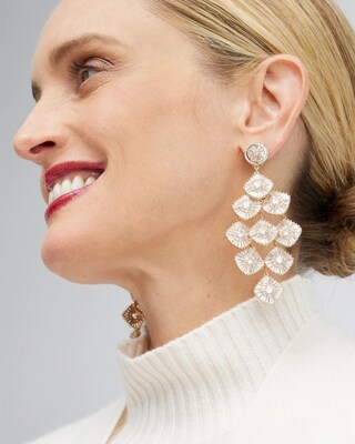 Chandelier Clip-on Duster Earrings