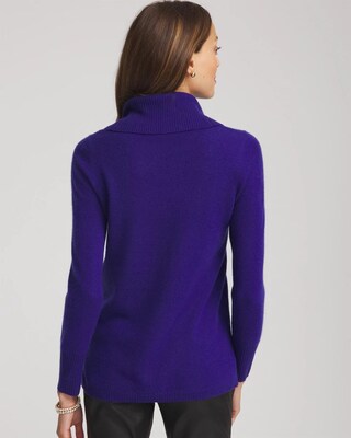 Cowlneck Cashmere Pullover Tunic click to view larger image.