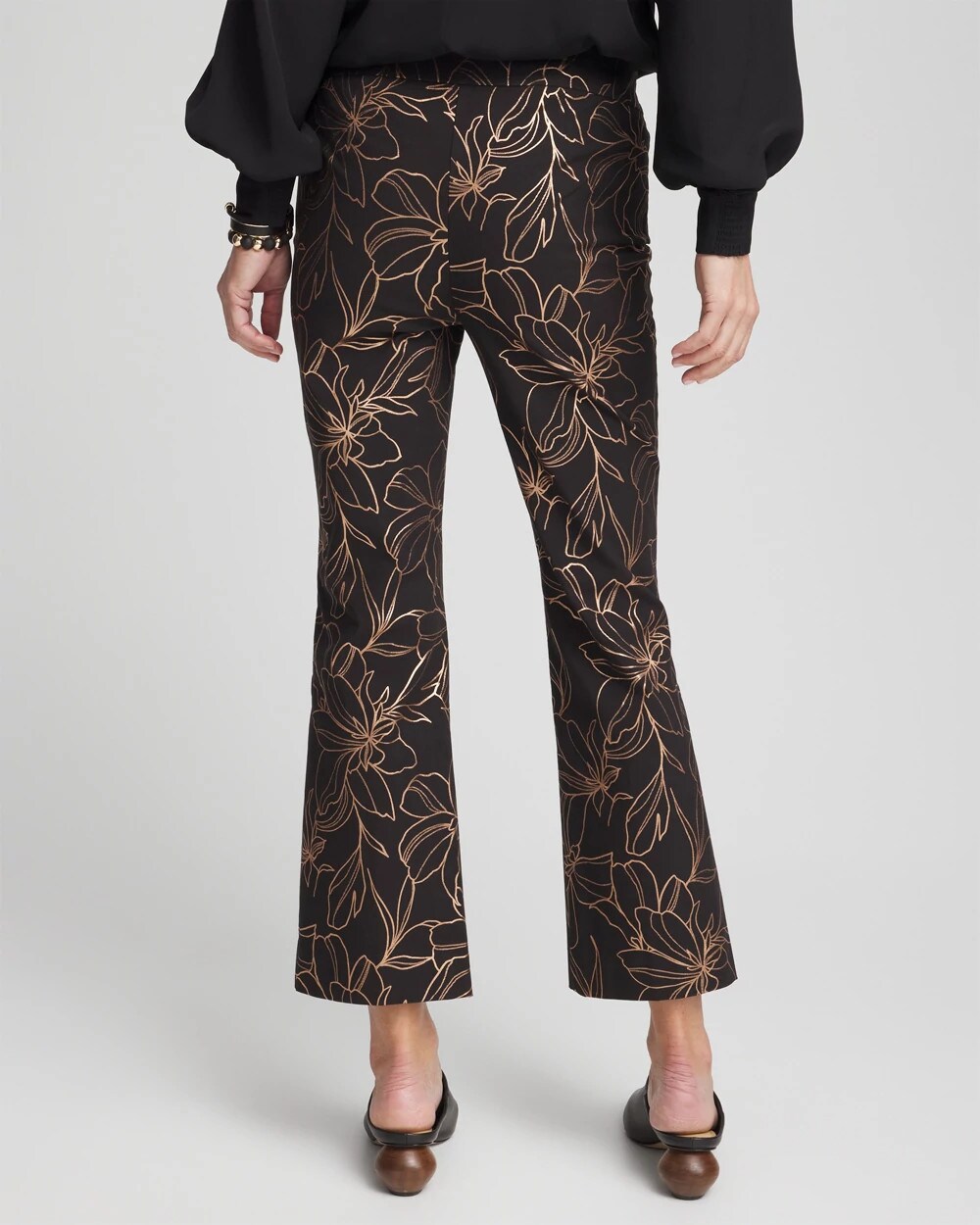 Juliet Fall Print Kick Flare Pants