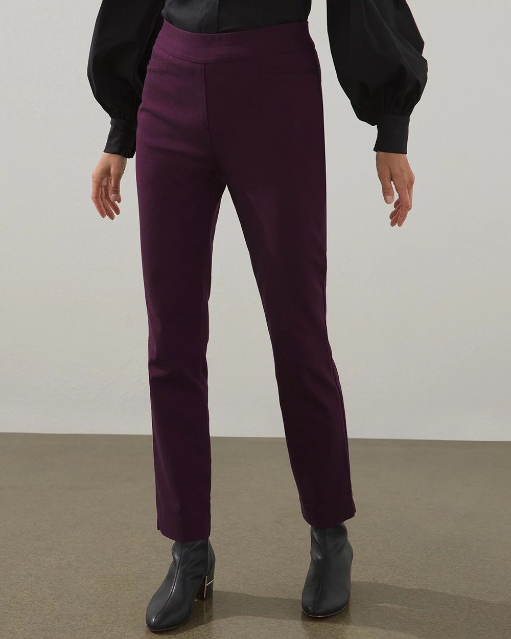 Brigitte 360 Chevron Ankle Pants