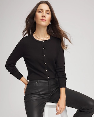 Crewneck Cardigan click to view larger image.