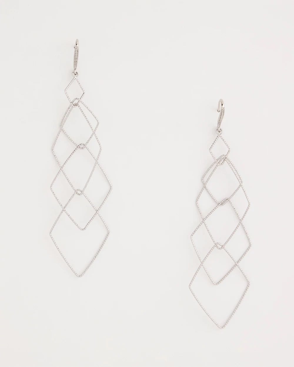 Geo Linear Drop Earrings