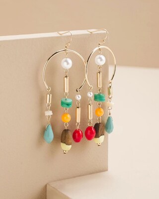Multicolored Chandelier Earrings