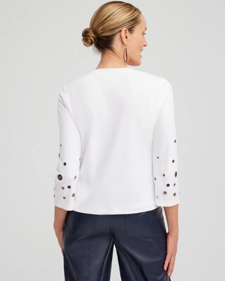 Grommet Detail Tee