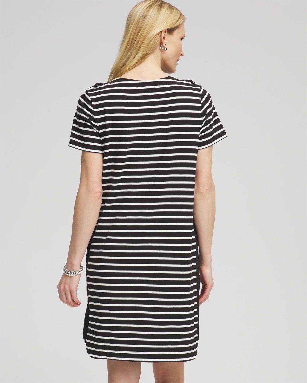 Zenergy® UPF Lace-Up Stripe Dress