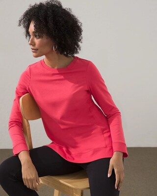 Zenergy French Terry Rib Mix Tunic