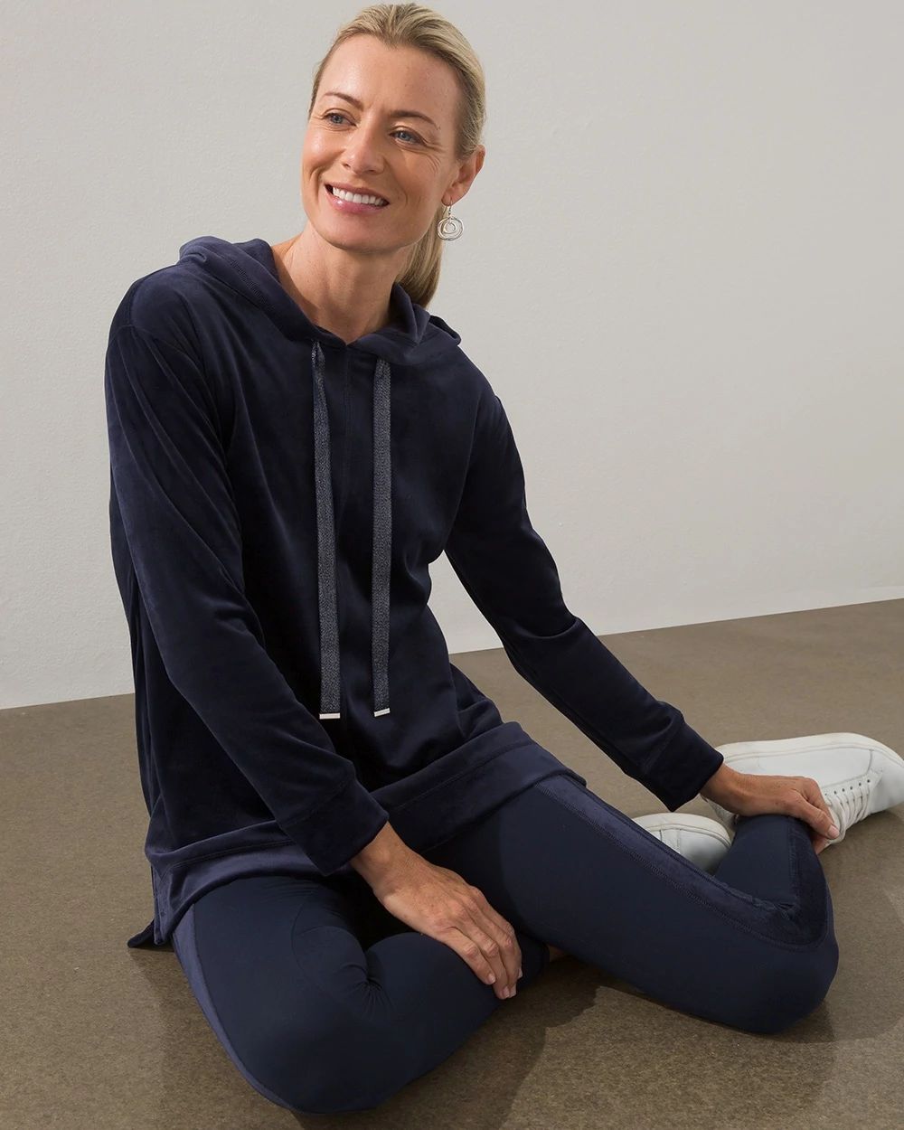 Zenergy Velour Hooded Tunic