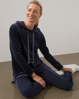 Zenergy Velour Hooded Tunic