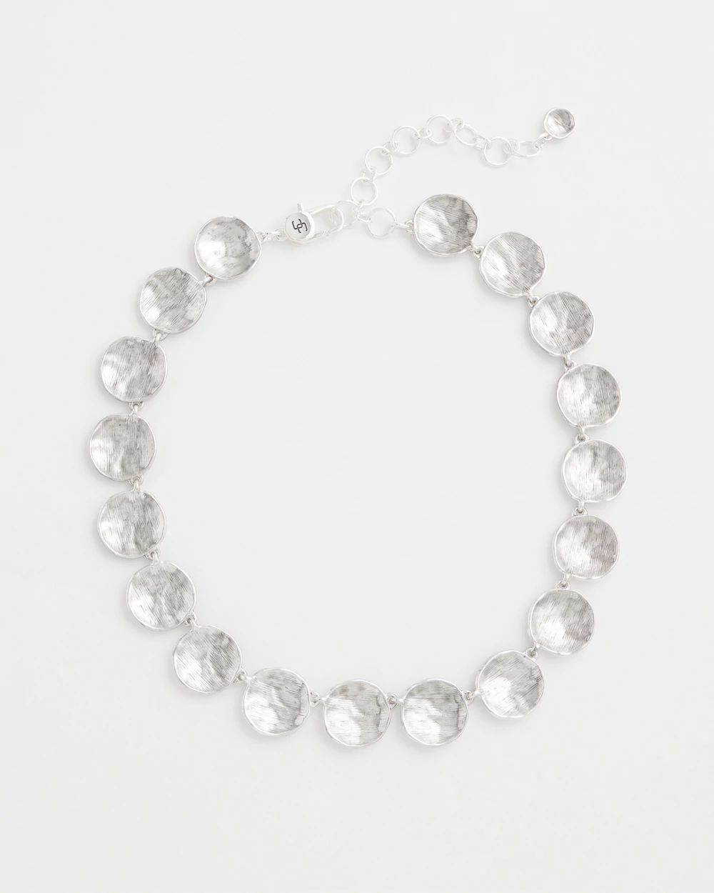 Silver Tone Circles Collar