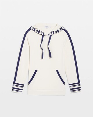 Zenergy® Striped Double-Knit Hoodie click to view larger image.