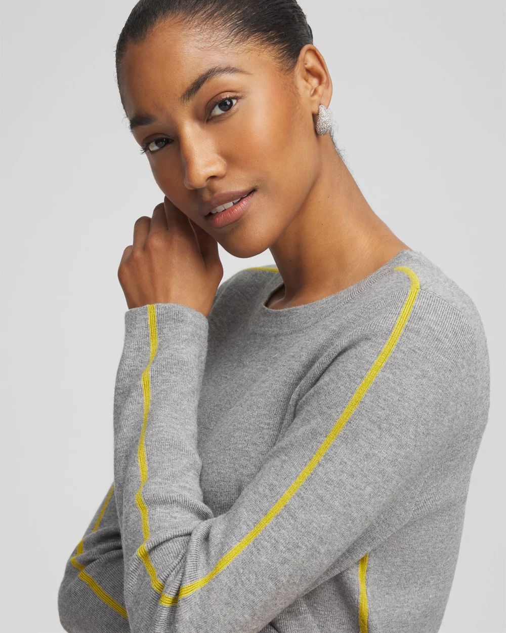 Zenergy® Luxe Side Stripe Top click to view larger image.