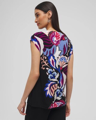 Travelers™ Paisley Cap Sleeve Tunic