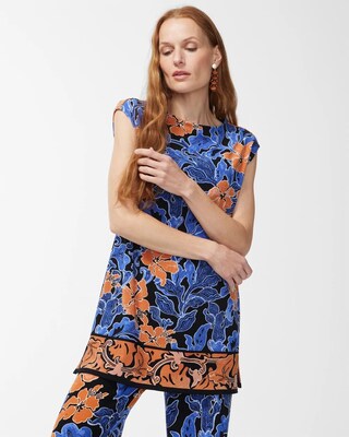 Travelers Floral Print Tunic
