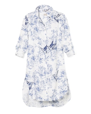 No-Iron FreshChic Linen Long Shirt