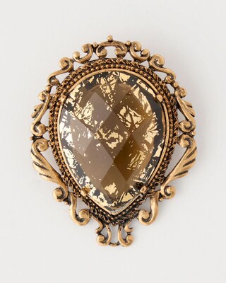 Foiled Vintage Brooch