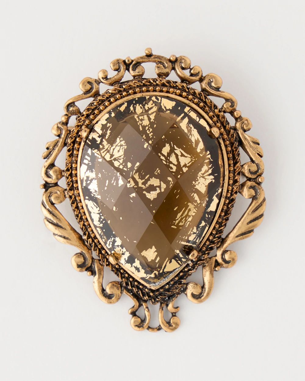 Foiled Vintage Brooch