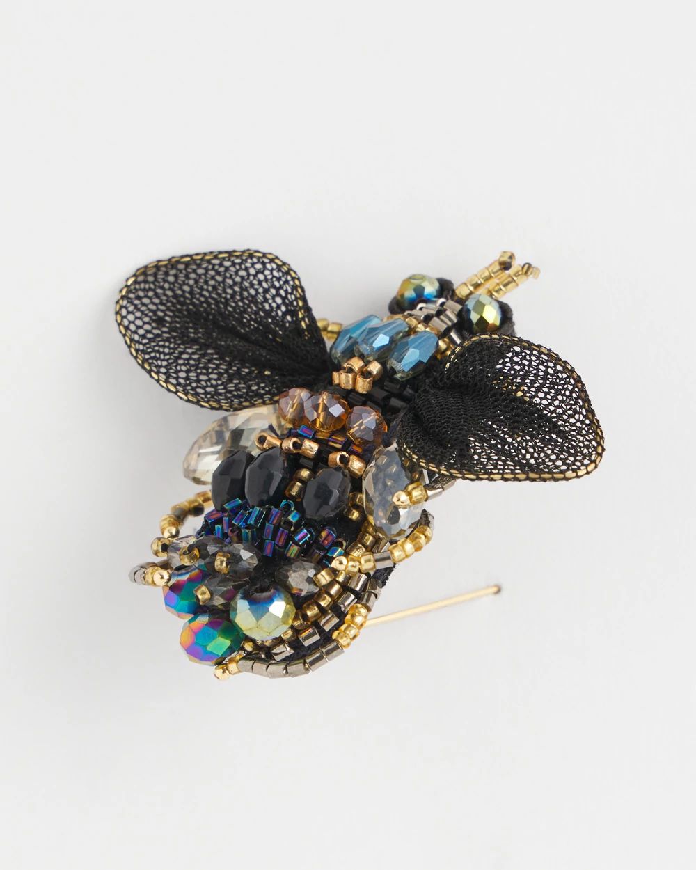 Beaded Bee Brooch click to view larger image.