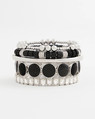 Reversible Round Stretch Bracelet click to view larger image.