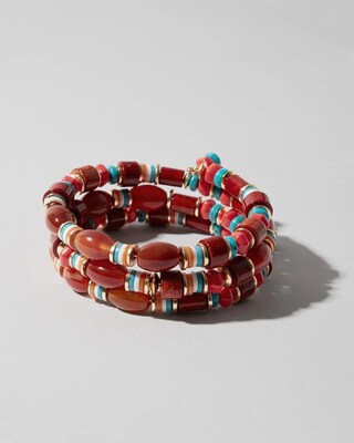 Beaded Coil Bracelet