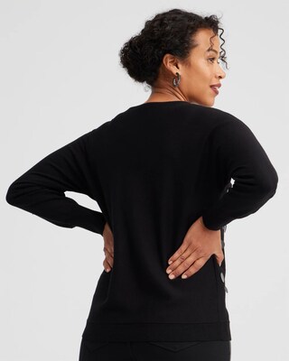 Mixed Sequin Pullover Sweater